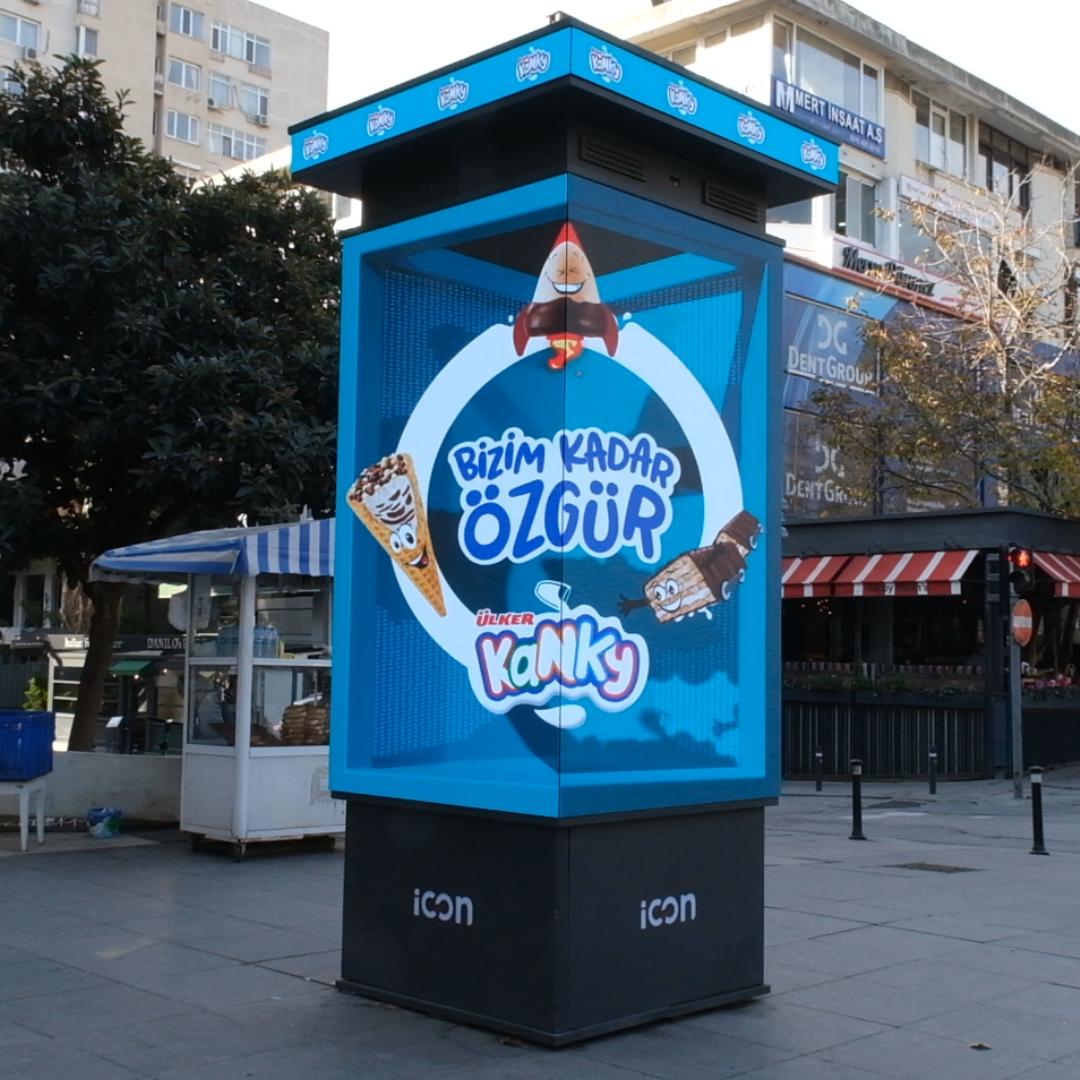 Ülker “Kanky Bizim Kadar Özgür” – 3DOOH